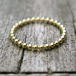 750 Gold Kugelring in 2 mm